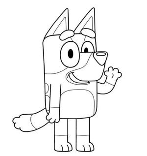 bluey cookie cutter + stamp