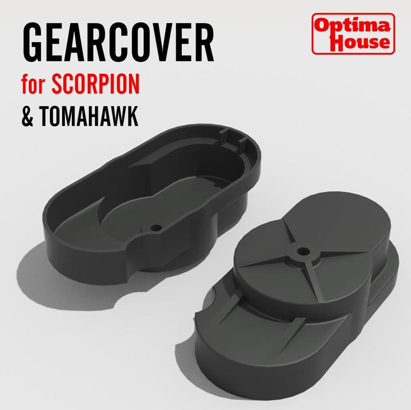 Gearcover for Kyosho Scorpion Beetle Tomahawk Turbo Scorpion