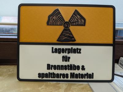 Fun Schild "Holzlagerplatz"