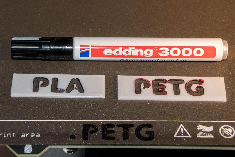 Labelling template for printer steel sheets