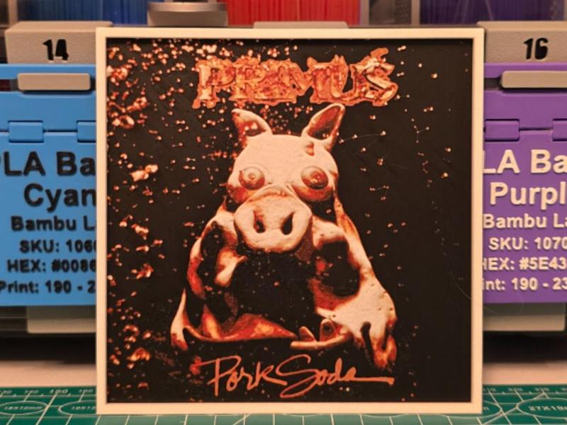 Primus "Pork Soda" Album - Hueforge Art