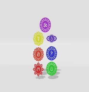 wall decor chakras set