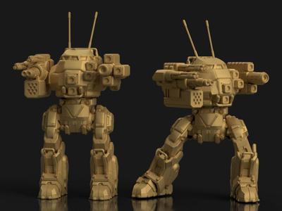 Urbanmech UM-D4KK4 for Battletech