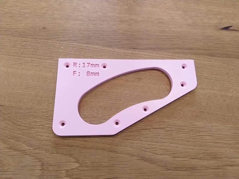 Parametric Push Handle Router Template