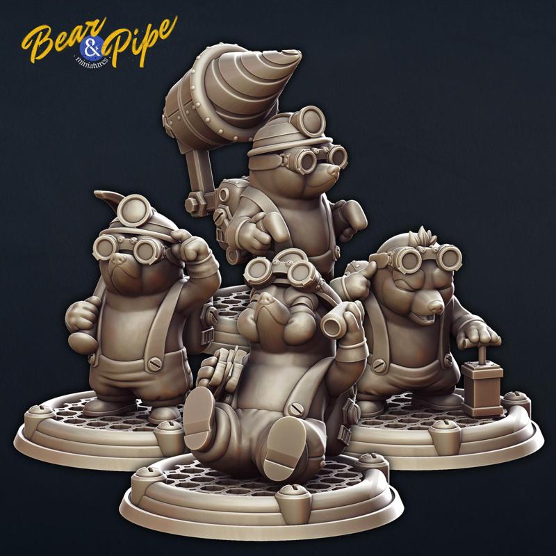 Underground City - Miner pre-supported