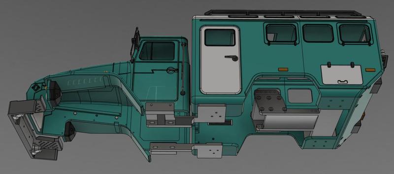 TRX4 and TRX6 Battery and Electronics tray + mounts (for 4320 DC expedition Cab + 4320 Single Cab (324mm))