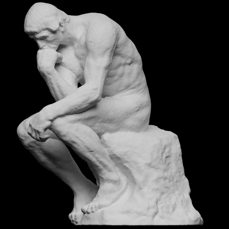 The Thinker (plaster)