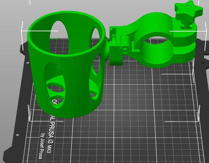 Držák pití na kočárek (stroller drink holder)