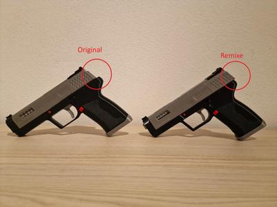 3DWORKBENCH 9mm Simple Concept Pistol Remix