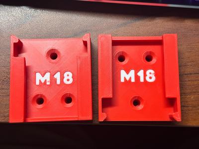 Milwaukee XC 4.0 M18 Battery Mount - CLICK  + AMS 