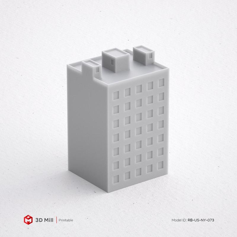 3D Print miniature building RB-US-NY-073