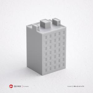 3D Print miniature building RB-US-NY-073