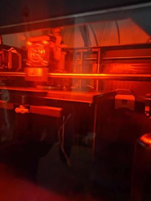 Flashforge Creator Pro 2 light cover mod