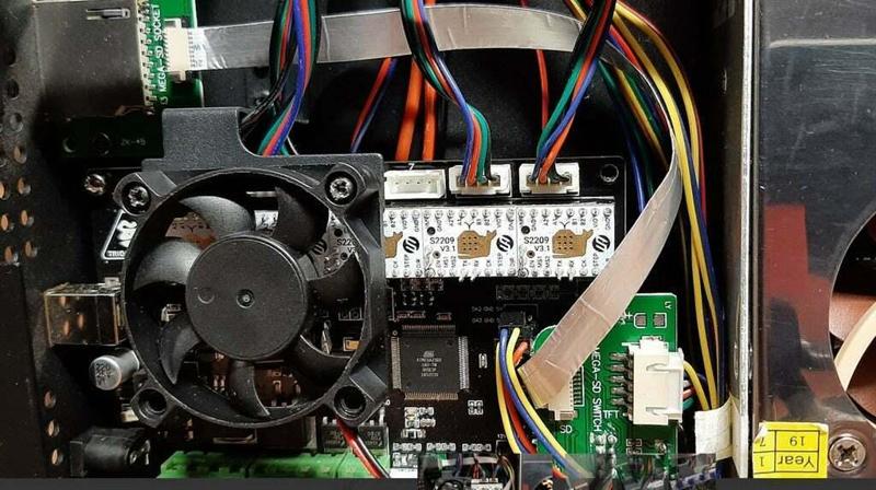 AI3M - Support spacer for 2 x Fan 40 x 10 (Drivers TMC 2208/2209)