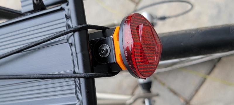 Accessory Holder and light attachment for WEST BIKING(tm) Bike Rack - 110lb capacity model