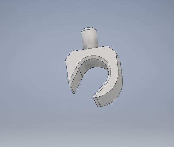 Držák hadičky nebo kabelu fi 6mm