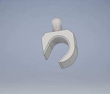 Držák hadičky nebo kabelu fi 6mm