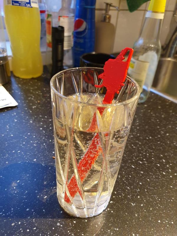 Drink stirrer Chainsaw