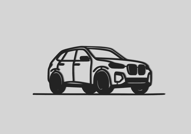 SUV wall decor Line art decor