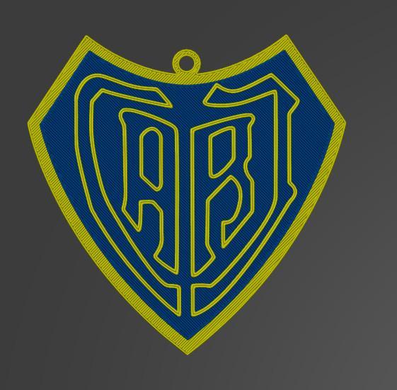 Old Mouth key ring - to be printed in up to 3 colors