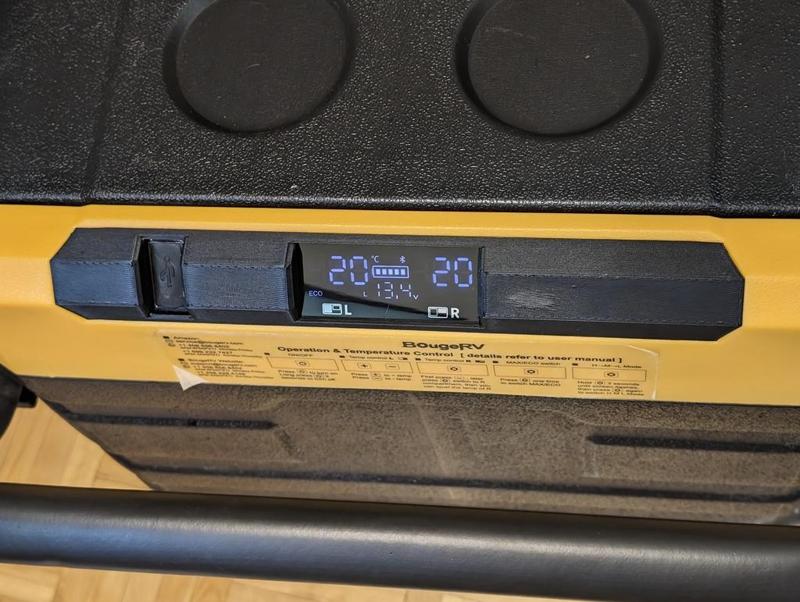 Fridge display cover