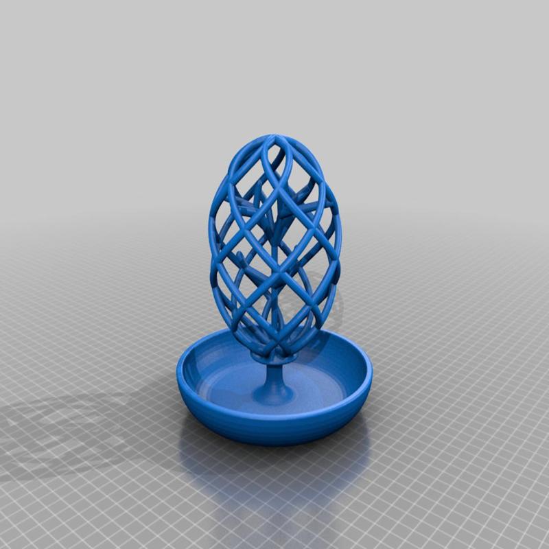 Faberge Egg Style Earring and Ring Display Stand