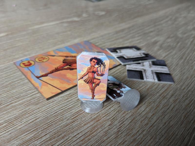 Polepovací stojánek na figurku (nejen pro Karak)