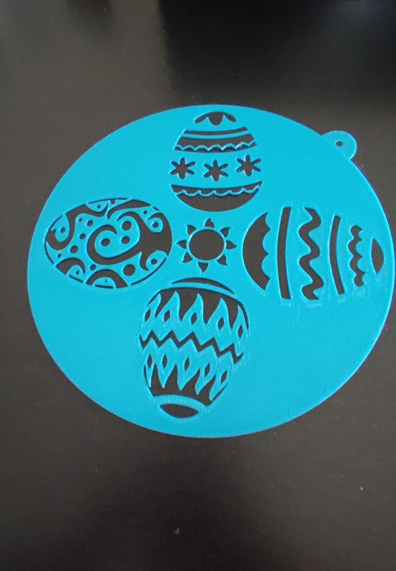 Easter Egg stencil
