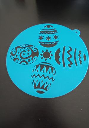 Easter Egg stencil