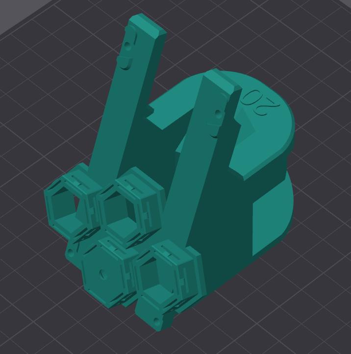 Honeycomb Wall Skadis TERTIAL lamp mount