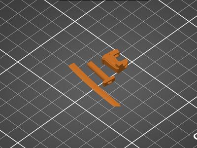 DUMMY 13 - Single katana holster