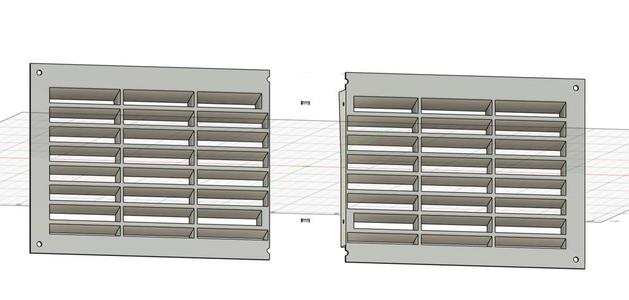 Ventilation Grille Adria Optima 410TQ