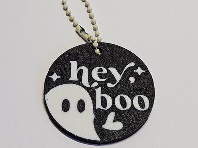 Keychain Hey Boo