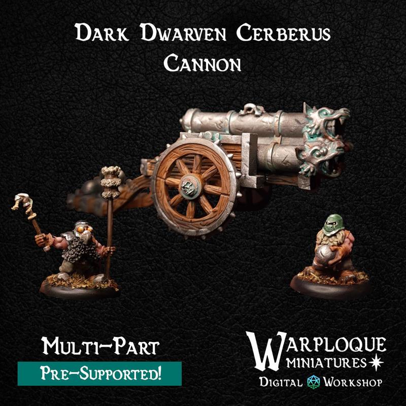 Dark Dwarven Cerberus Cannon
