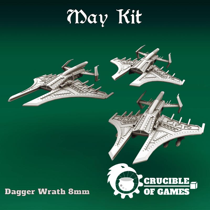 Dagger Wrath Attack Fighter (8mm)