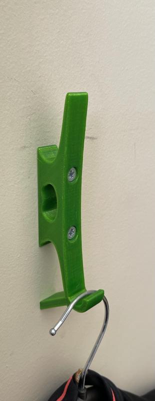 Coat hook with hanger stand