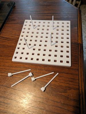 Expanded Crochet Board and longer peg