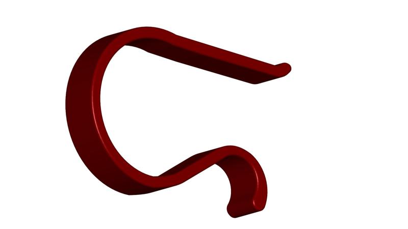 Držák ubrusu na plastový zahradní stůl. Tablecloth holder for a plastic garden table.