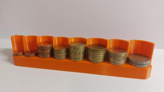 Euro coin holder