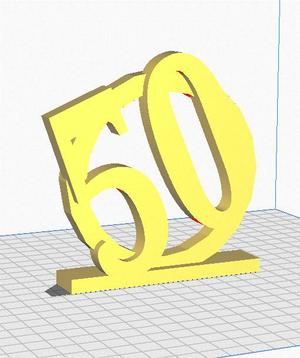 50er Birthday decoration