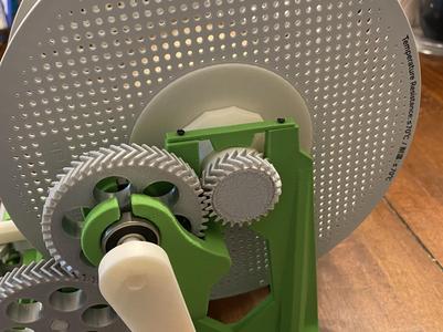 Filament spool winder additional bracket