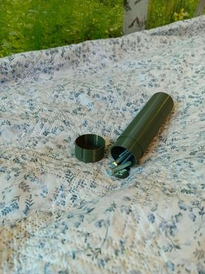 Pill-shaped Container