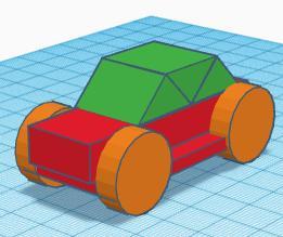Einfaches Spielzeug Auto
