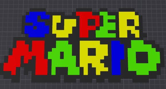 Super Mario Pixel Art