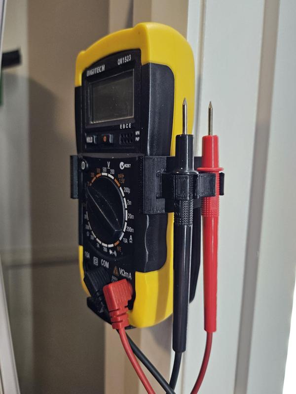 Multimeter wall bracket
