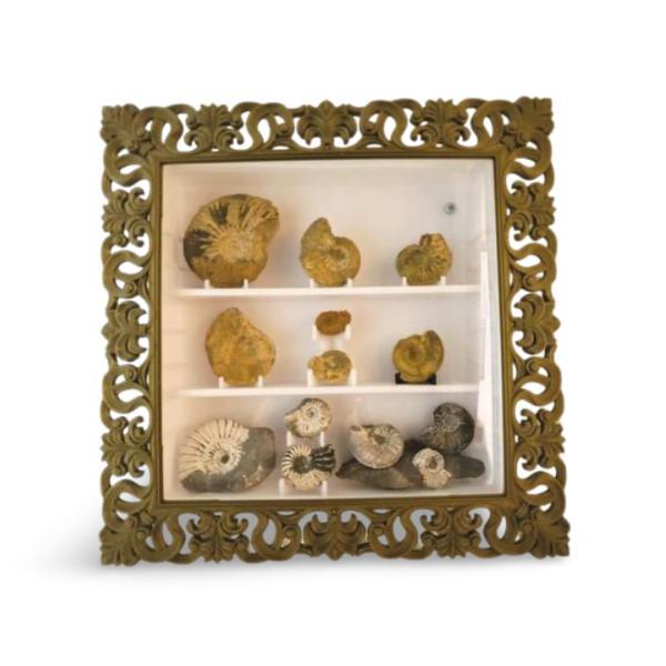 Elegant and Adjustable Baroque Display Cabinet