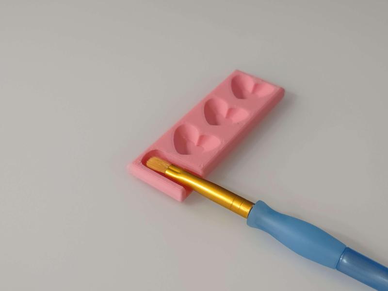Cute Heart Paint Palette