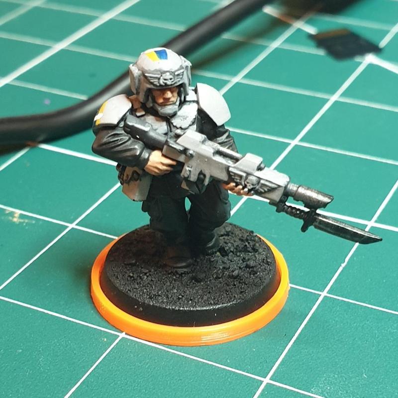 Warhammer, fantasy, 28mm base for marking models