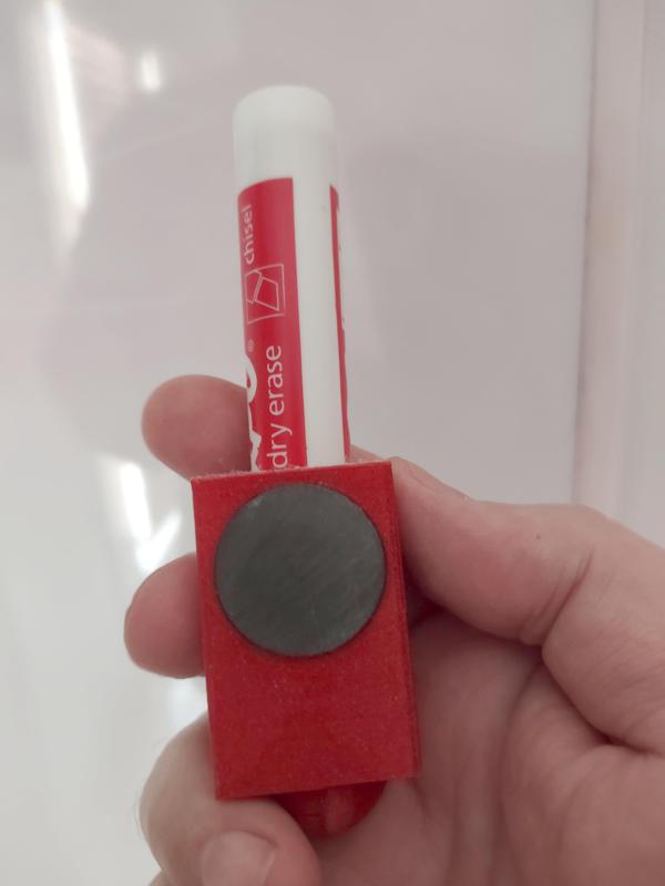 Magnetic White Board Marker Holder