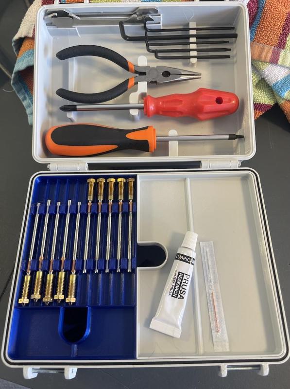 Prusa Rugged Tool Box - XL Remix all torx tools